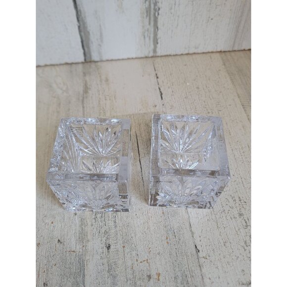 Waterford‎ religious votive Angel LED Crystal tea light candle holder set - Picture 6 of 9